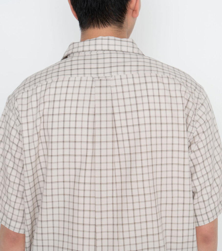 Open Collar Panama Plaid S/S Shirt｜インテリア雑貨のオンライン 