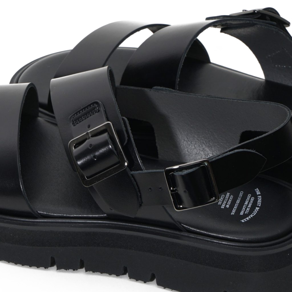 FOOTWORKS Leather Sandal レザーサンダル 広げる 25cm