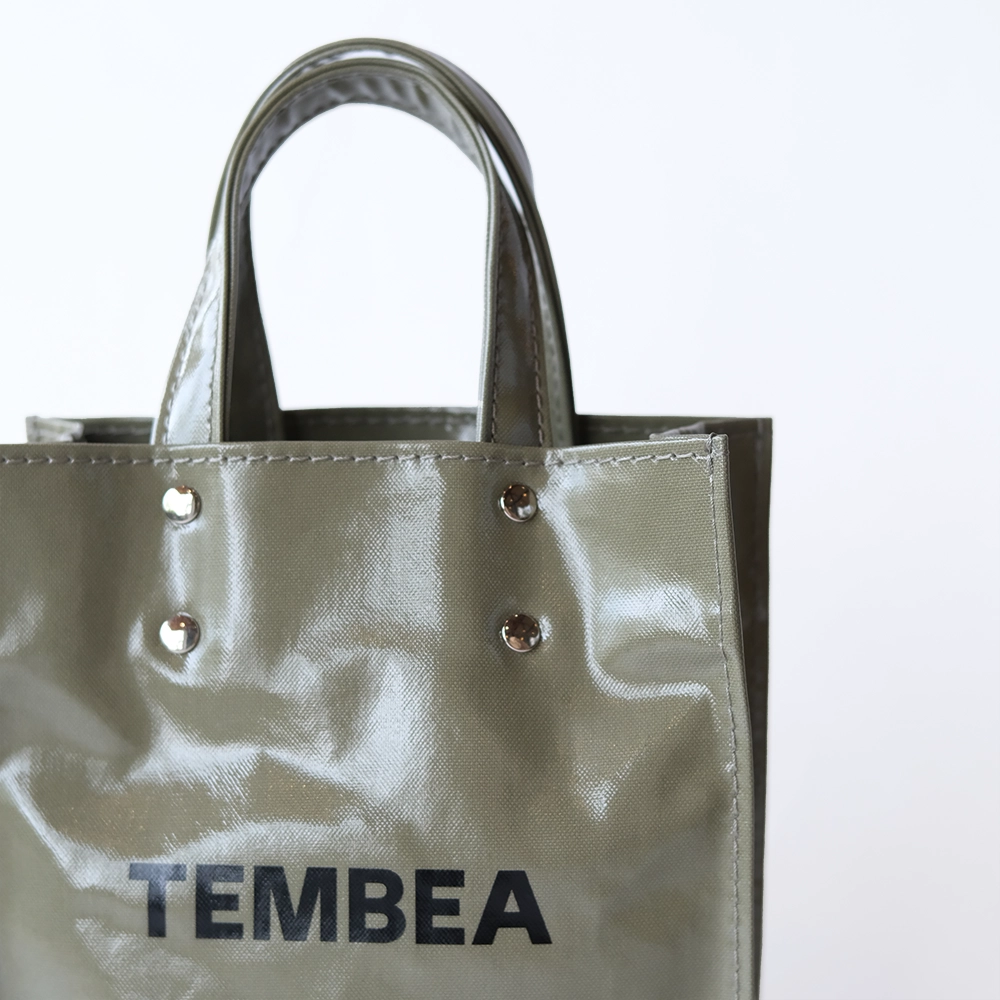 PAPER TOTE MINI 'LT-OLIVE'｜TEMBEA｜インテリア雑貨のオンライン