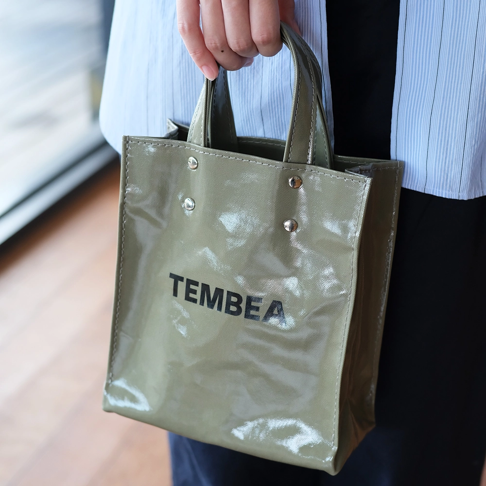 PAPER TOTE MINI 'LT-OLIVE'｜TEMBEA｜インテリア雑貨のオンライン